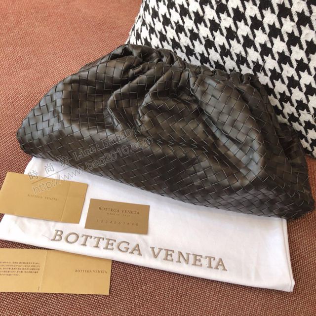 Bottega Veneta女包 98059 寶緹嘉胎牛皮黑色編織女包 BV雲朵包 水桶包腰包  gxz1060